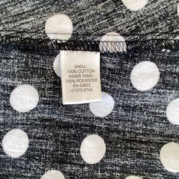 Christopher & Banks polka dot cotton blouse medium. 0211 - Picture 3 of 9